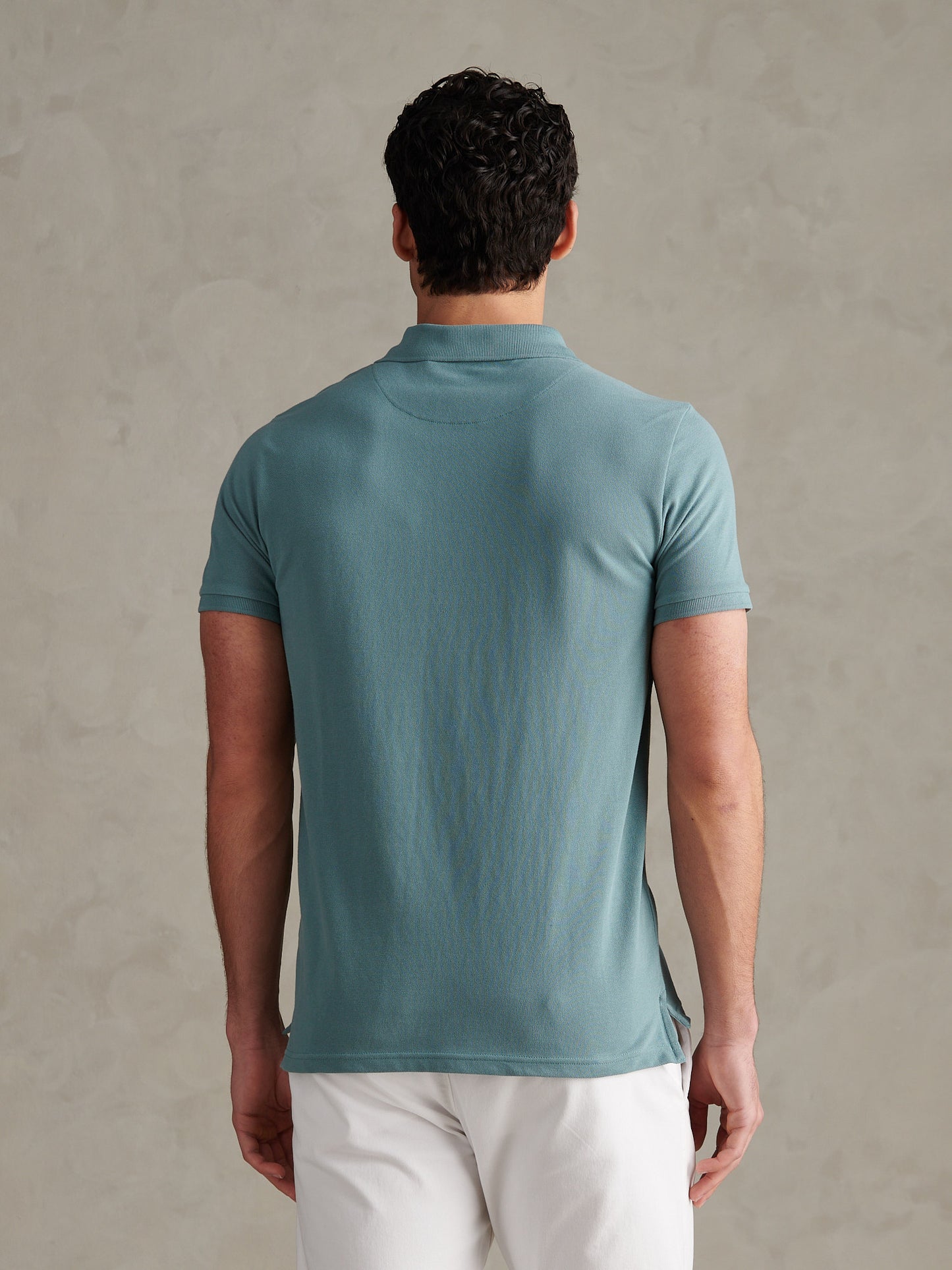 Mens Pique Polo Shirt Arctic