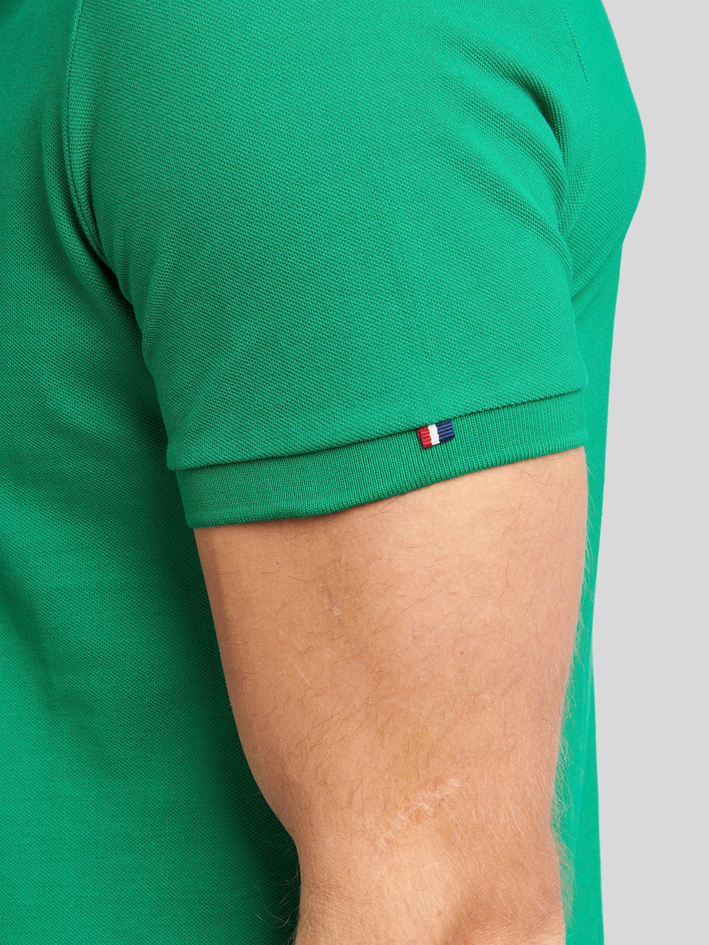 Mens Double Horsemen  Polo Shirt in Lush Meadow