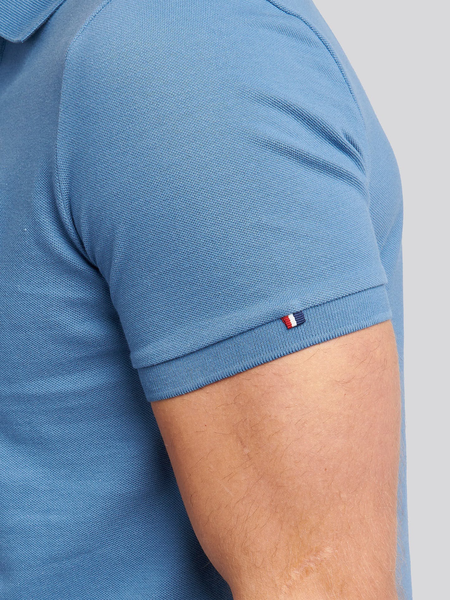 Mens Player 3 Pique Polo Shirt w niebieskim horyzoncie
