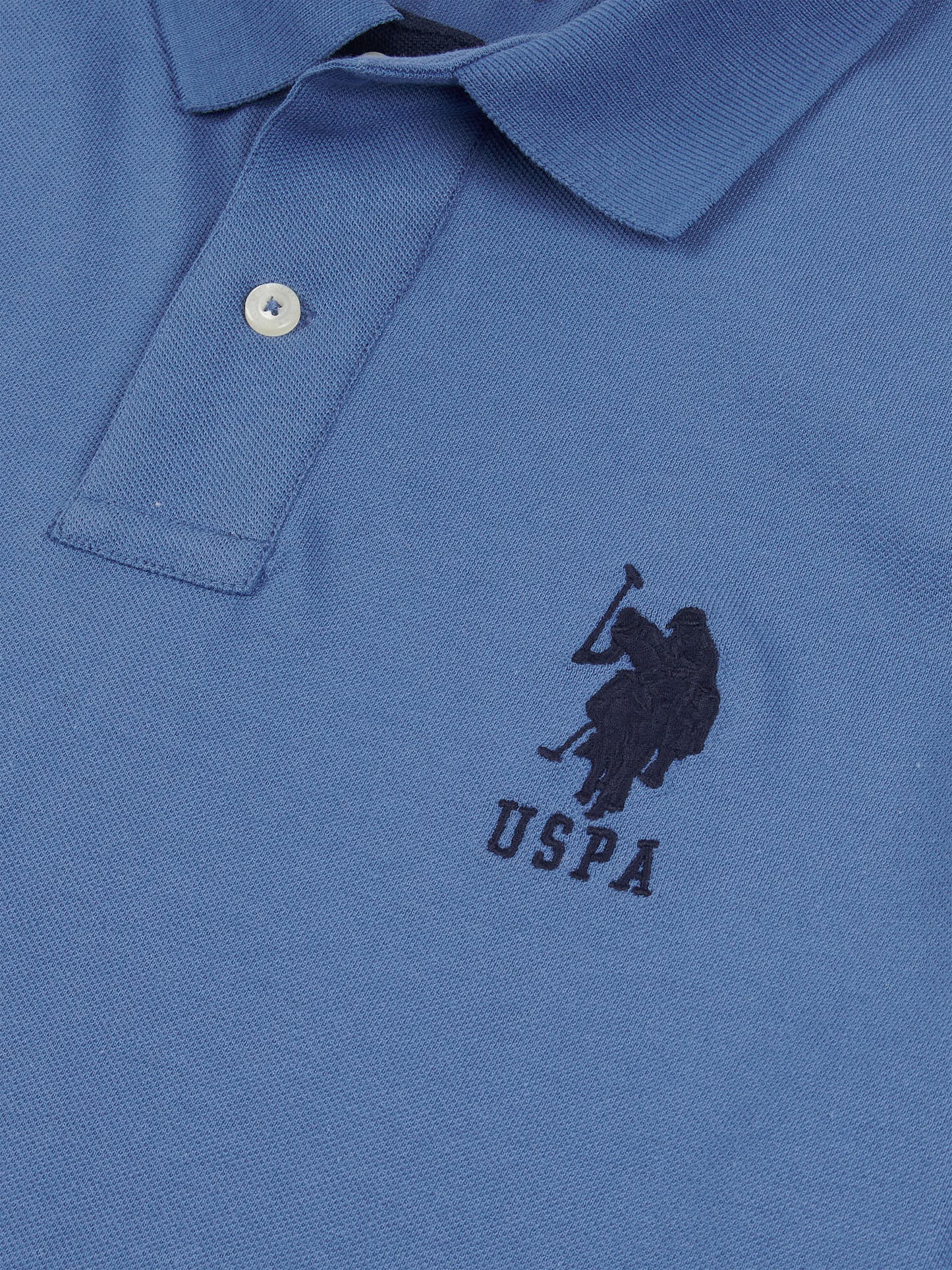 Mens Player 3 Pique Polo Shirt w niebieskim horyzoncie