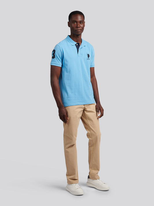 Mens Player 3 Polo Shirt in Heritage Blue