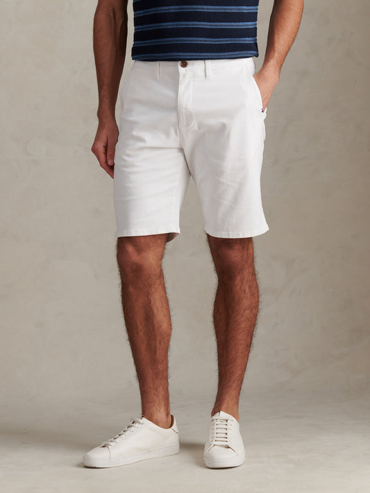 Mens Classic Chinos Shorts Bright White
