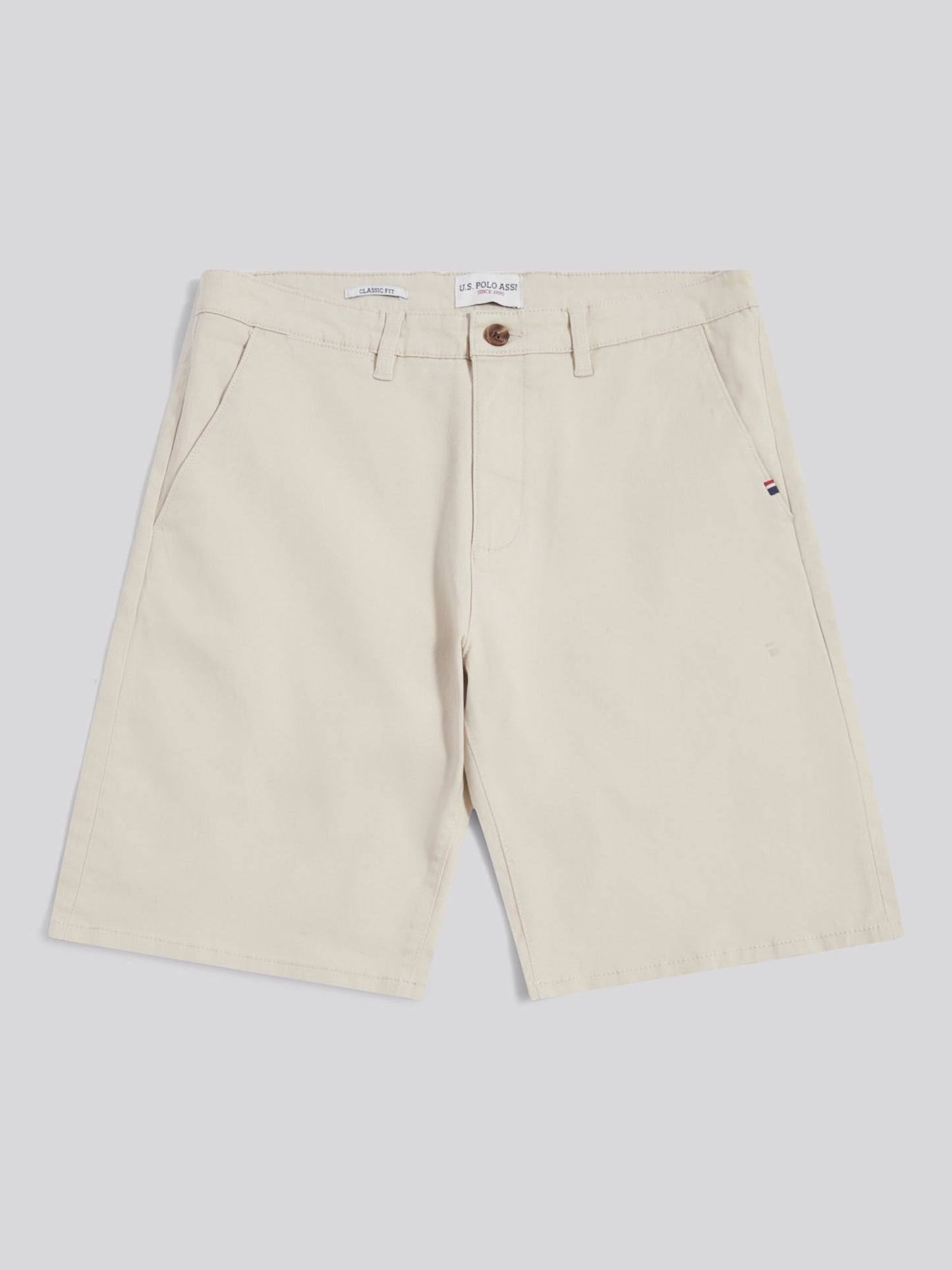 Mens Classic Chinos Shorts Beige