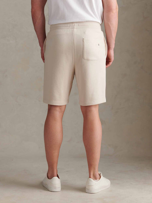 Mens Double Horsemen Sweat Shorts Beige