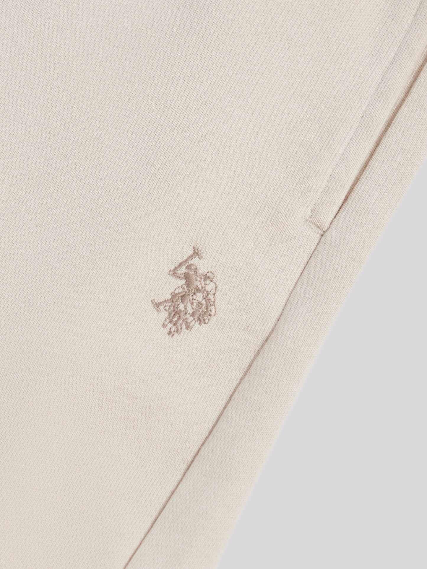 Mens Double Horsemen Sweat Shorts Beige
