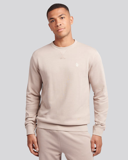 Mens Double Horsemen Sweatshirt in Atmosphere