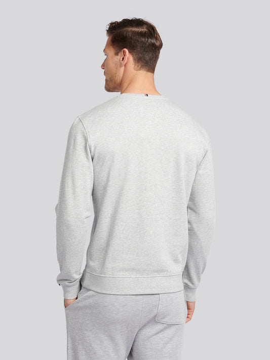 Męskie podwójne jeźdźcy bluza w środkowej szarej margle