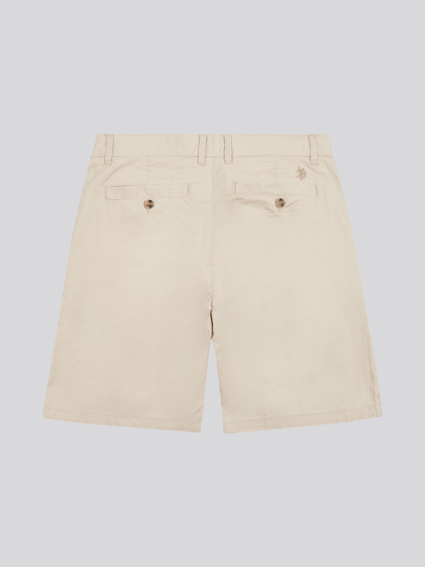 Mens Linen Blend Chino Shorts w dębu francuskim