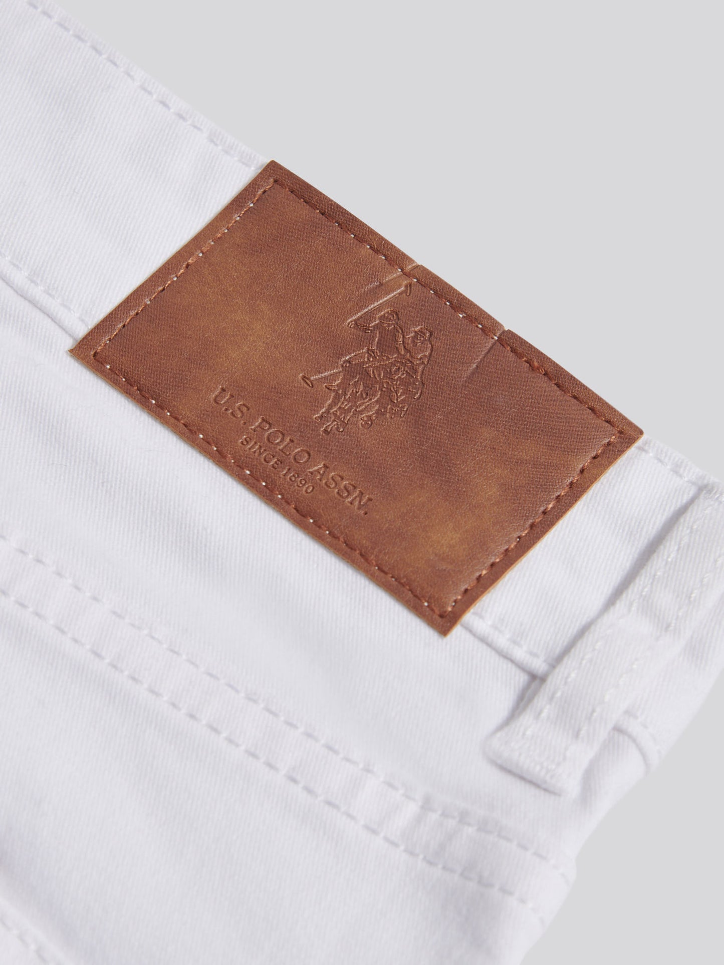 Mens Core 5 Pocket Trousers Bright White