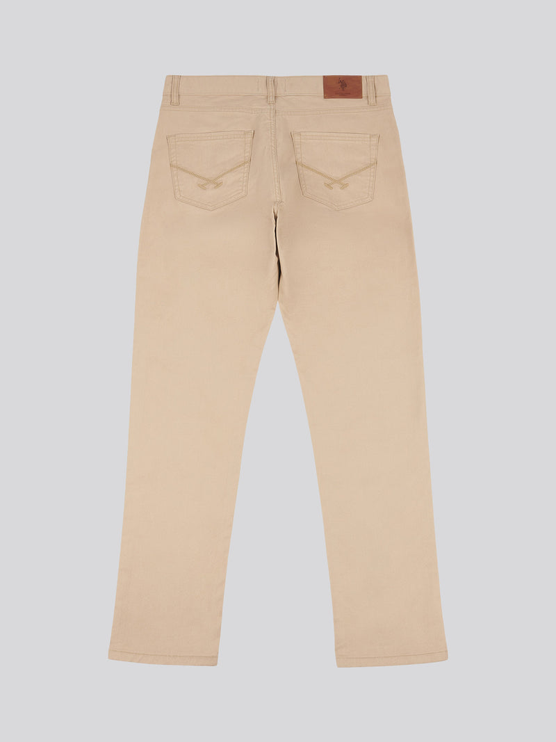 Mens Core 5 Pocket Trousers in Cornstalk