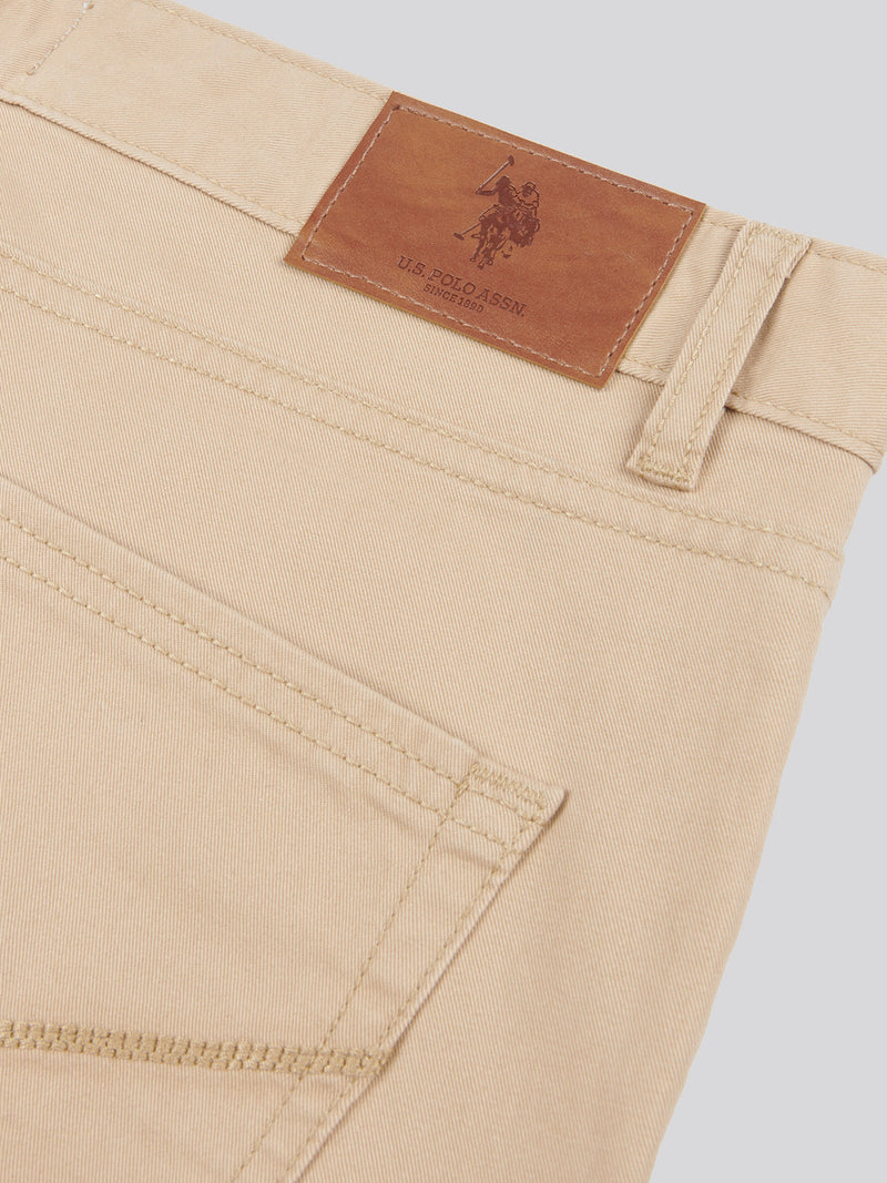 Mens Core 5 Pocket Trousers in Cornstalk