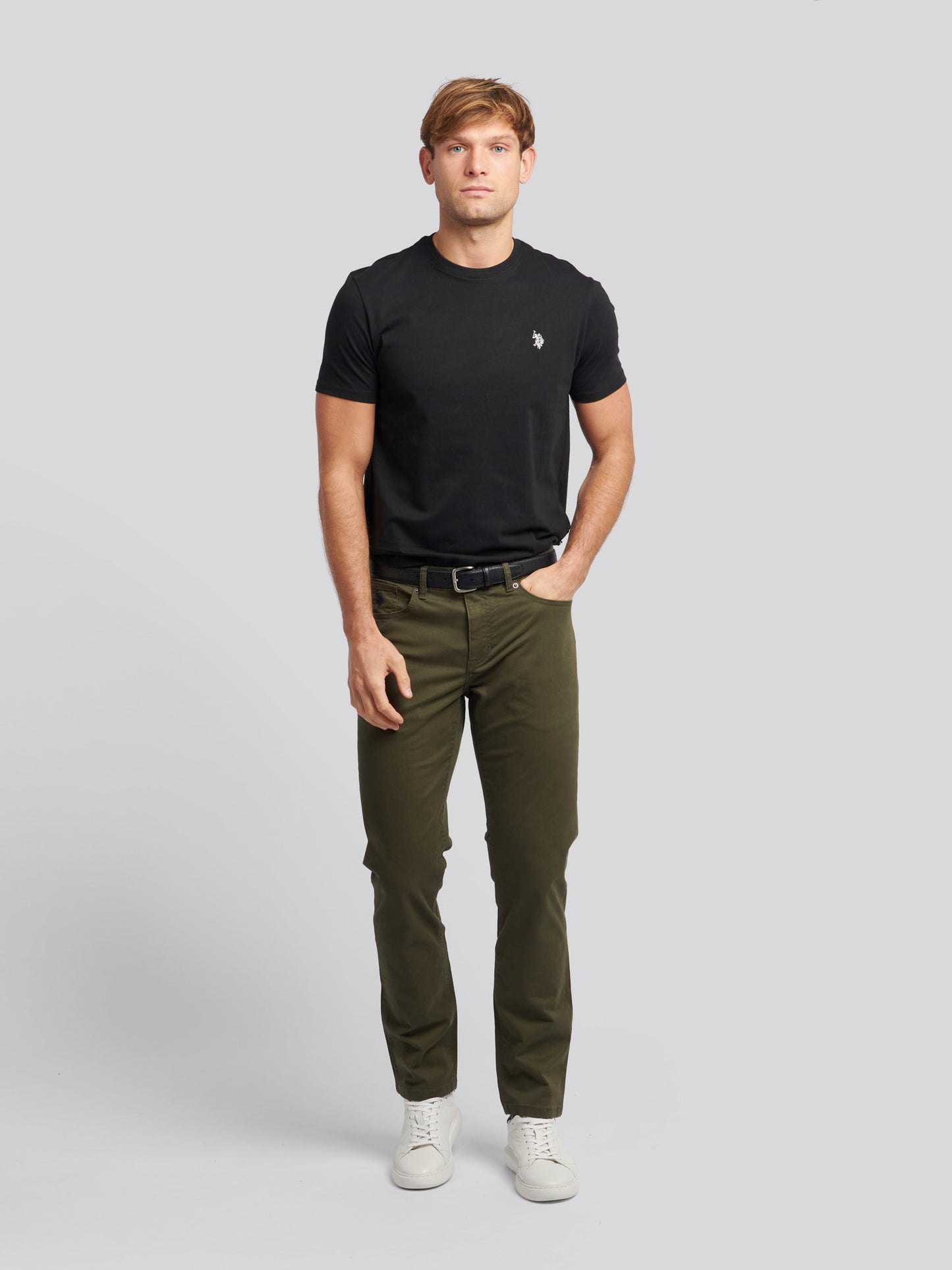 Mens Core 5 Pocket Trouser in Forest Night