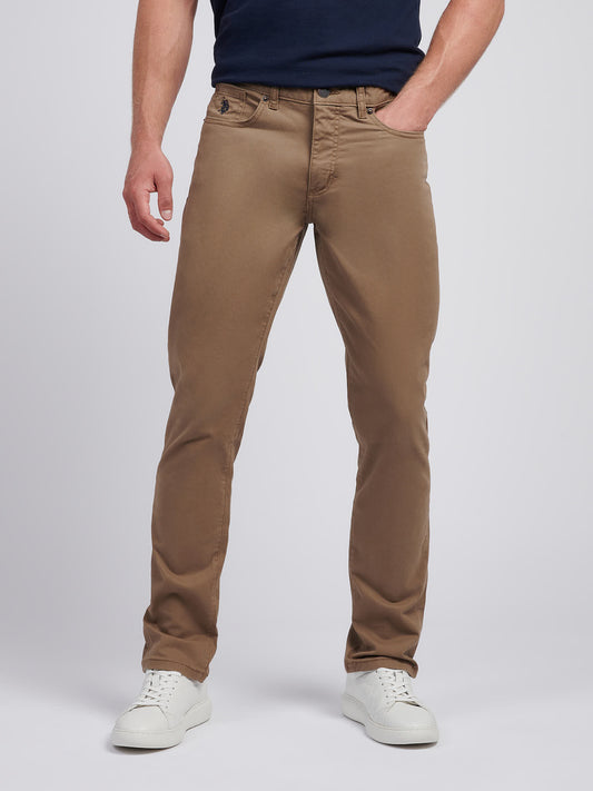 Mens Core 5 Pocket Trouser in Shitake