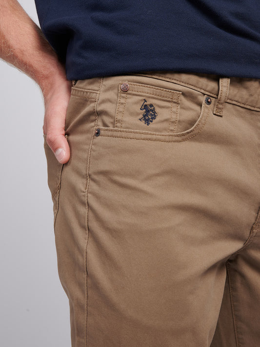 Mens Core 5 Pocket Trouser in Shitake