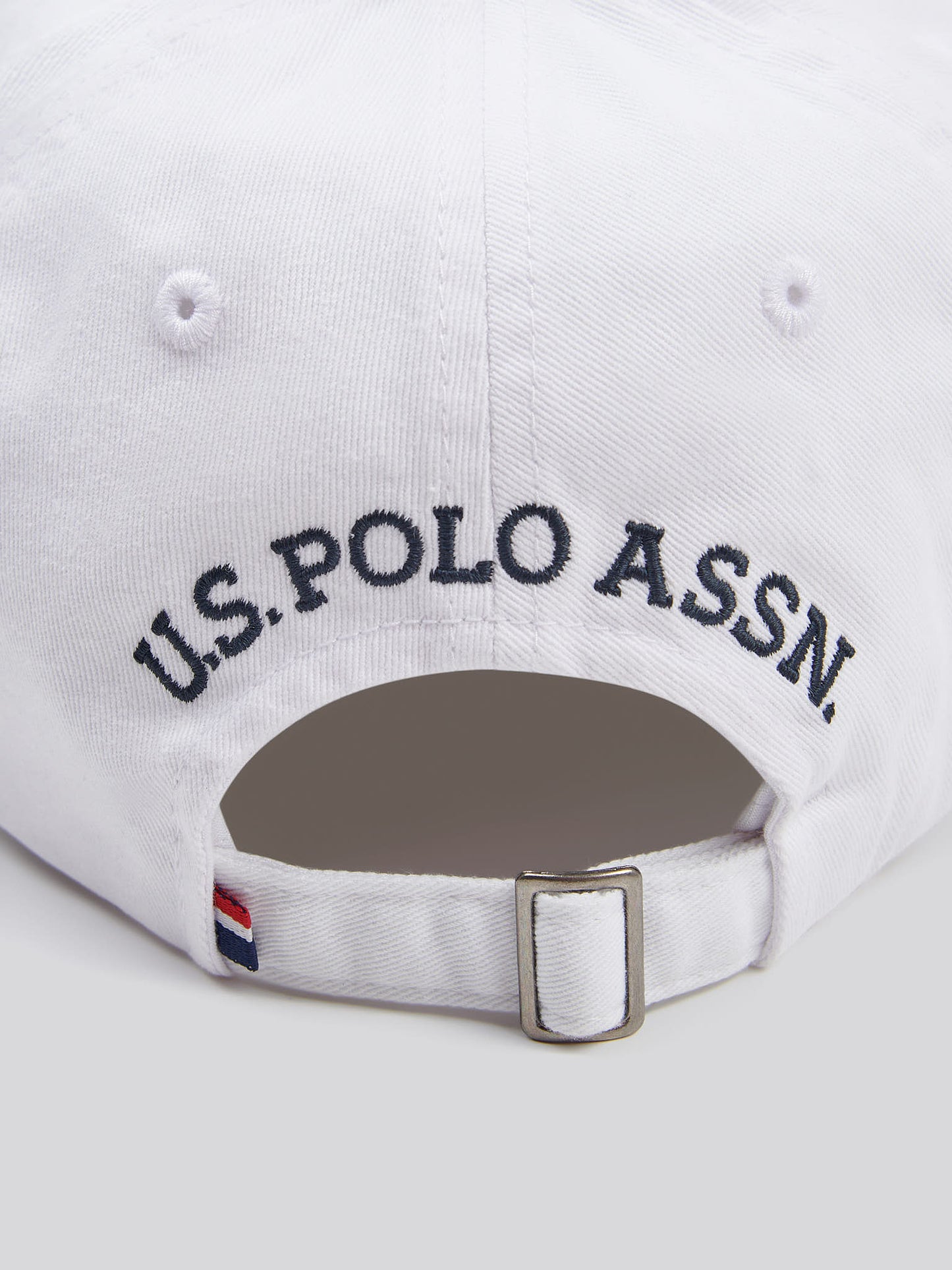MENS MAY Casual Cap in White/Dark Sapphire granatowy DHM