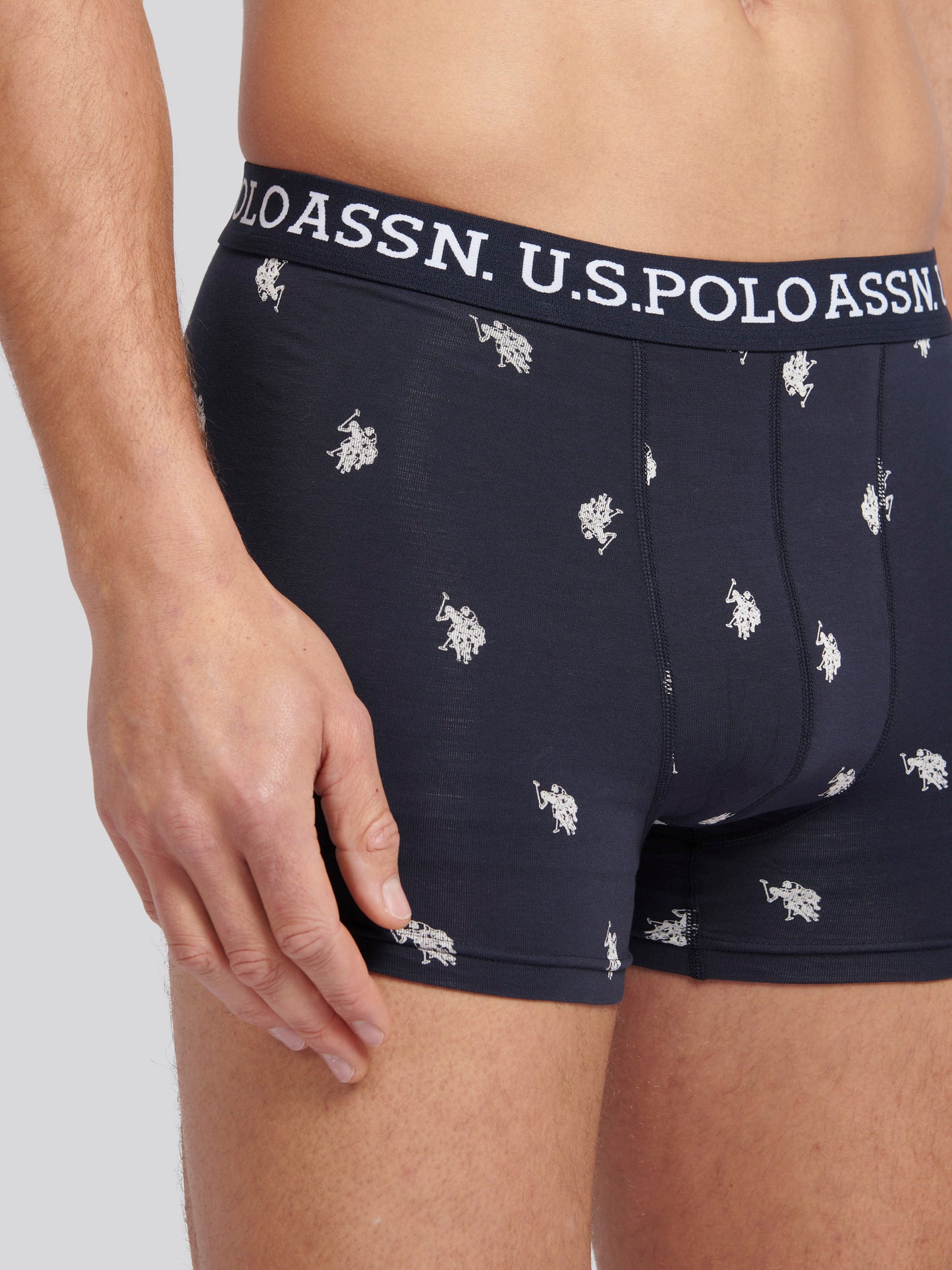 Mieszane bokserki męskie 3 paczki w ciemnym szafirowym marynarce wojennej