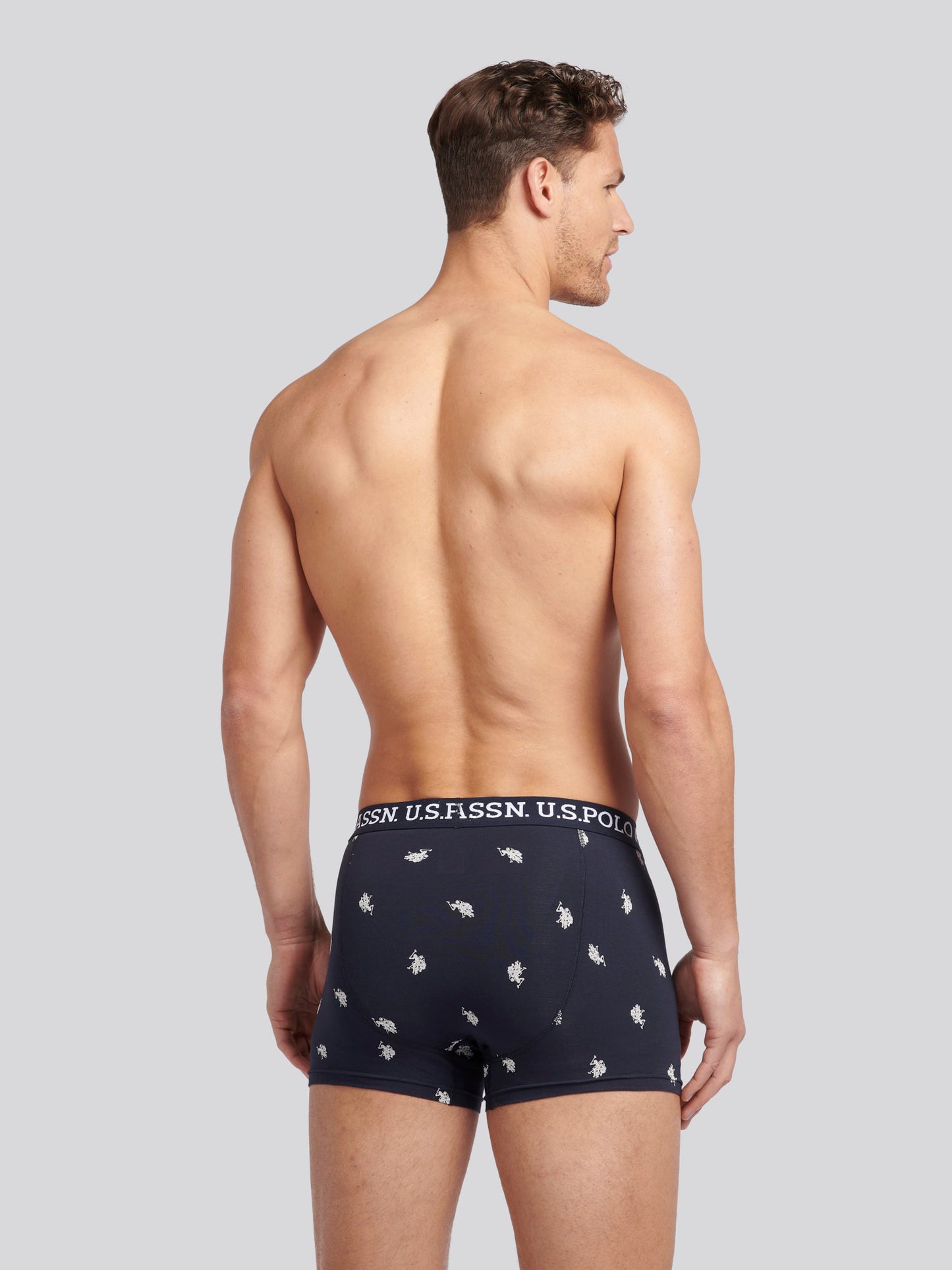 Mieszane bokserki męskie 3 paczki w ciemnym szafirowym marynarce wojennej