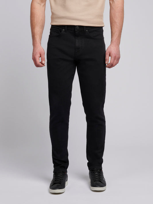 Mens Classic Fit Jean w czarnym myciu