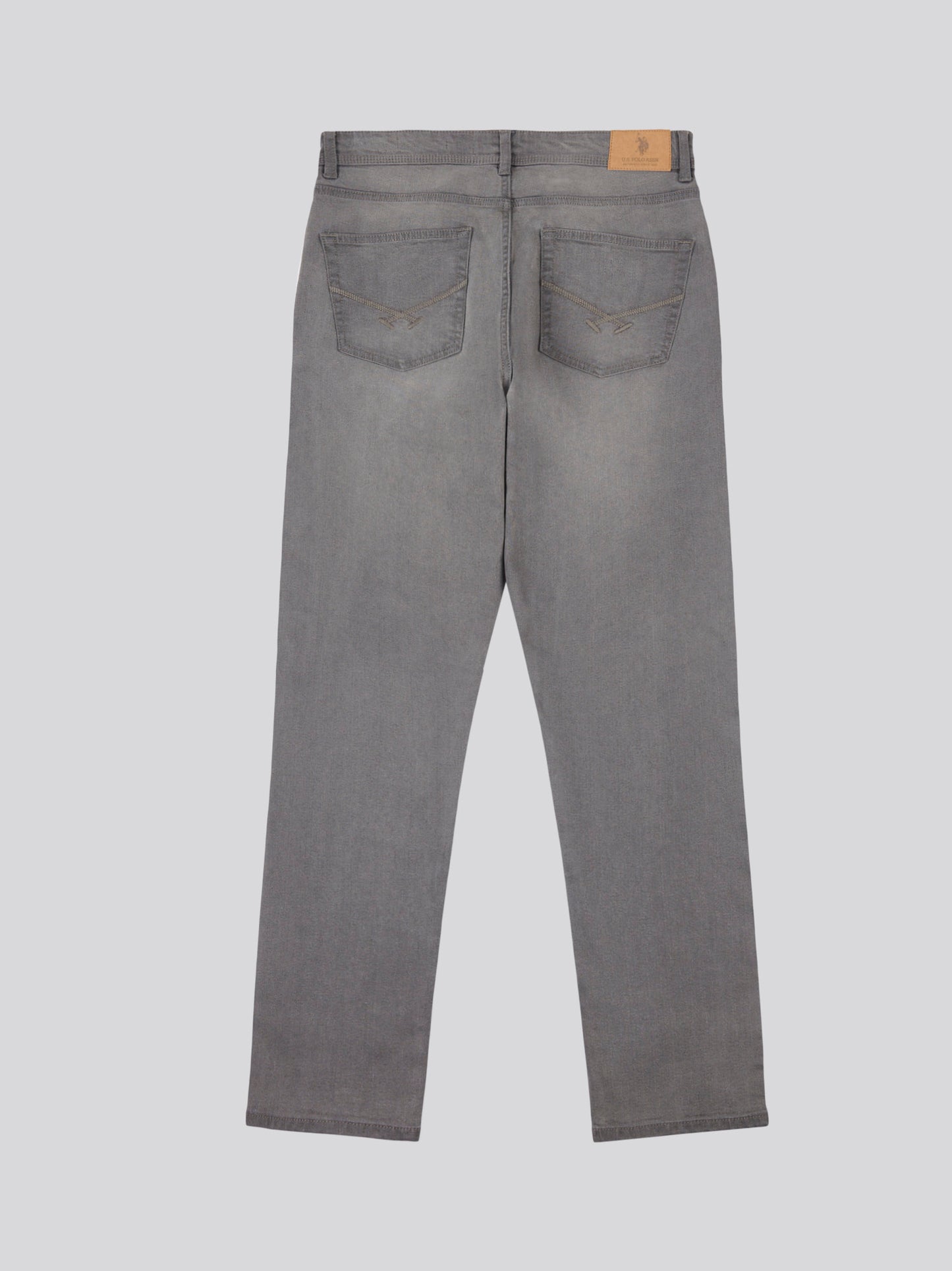 Mens Classic Fit Jean w szarym myciu