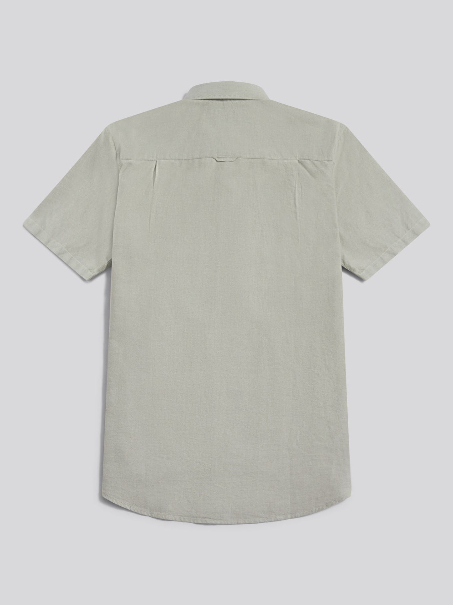 Mens  Short Sleeve Oxford Shirt in Sea Spray