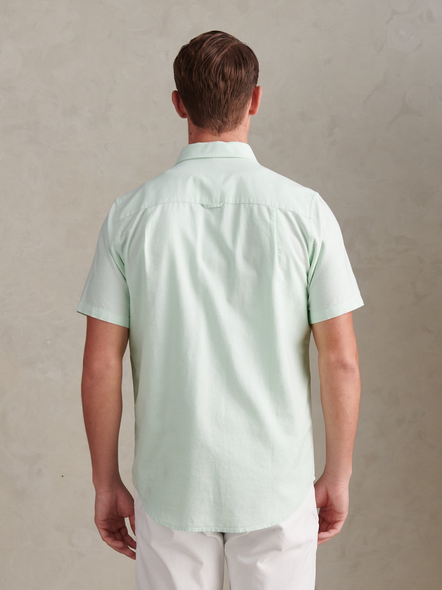 Mens  Short Sleeve Oxford Shirt in Bay