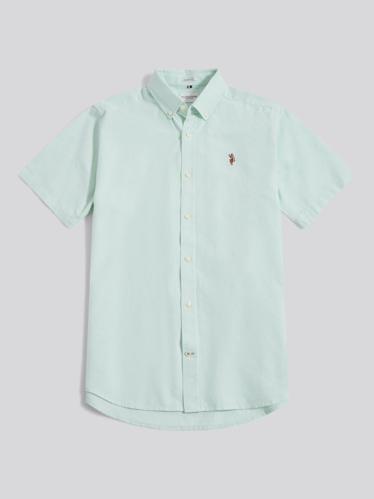 Mens  Short Sleeve Oxford Shirt in Bay