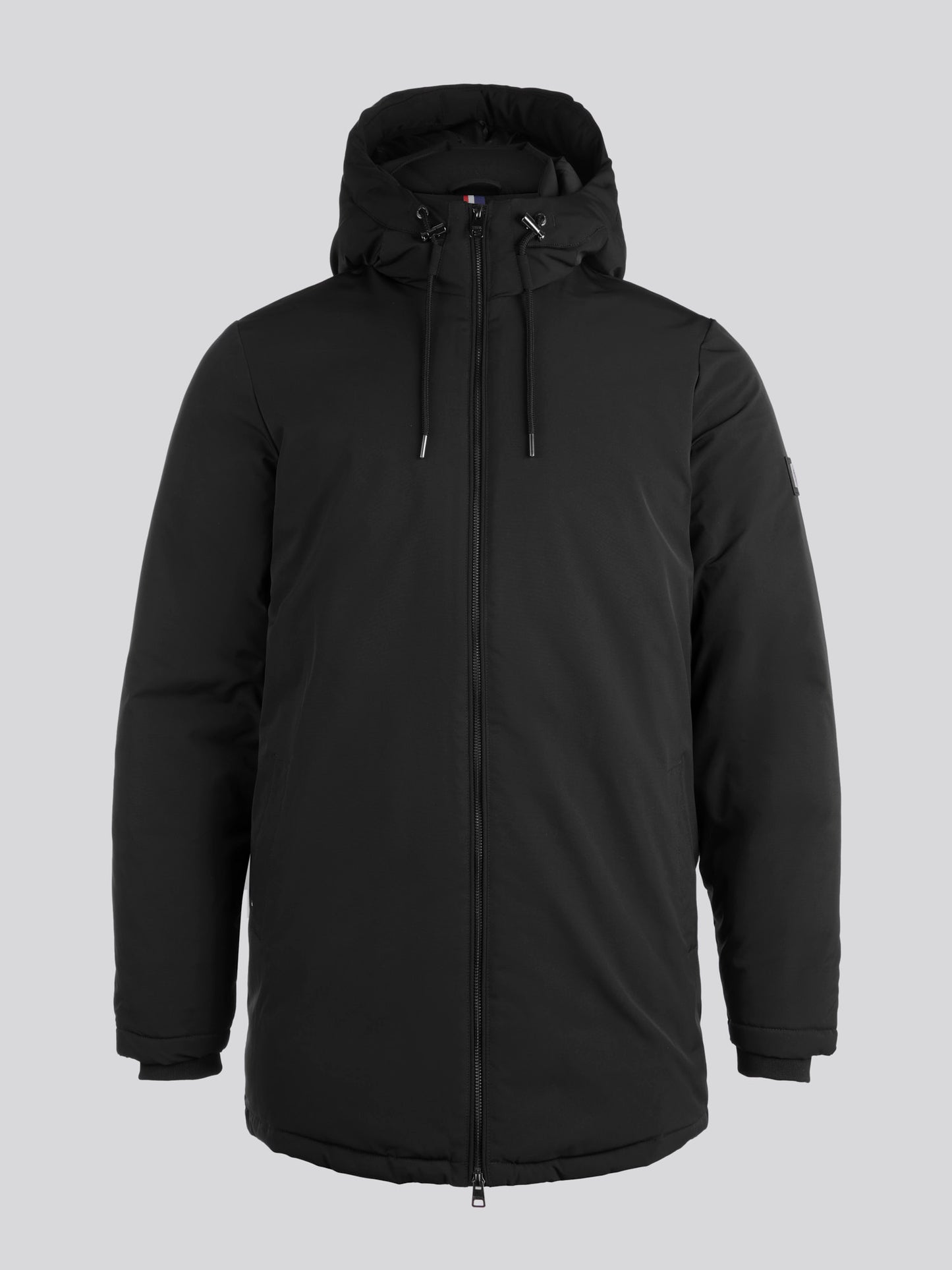 Męska mądra kurtka parka w kolorze czarnym