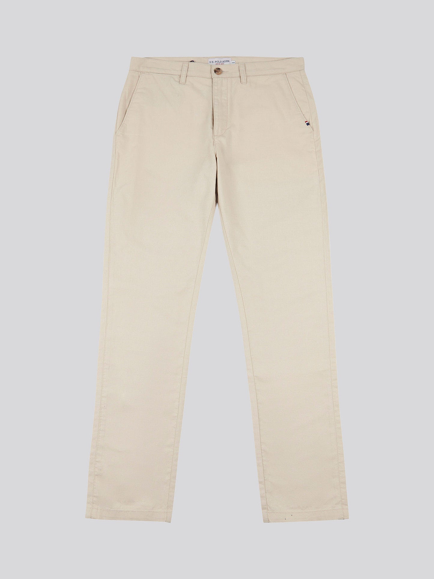 Mens Linen Blend Chino in French Oak