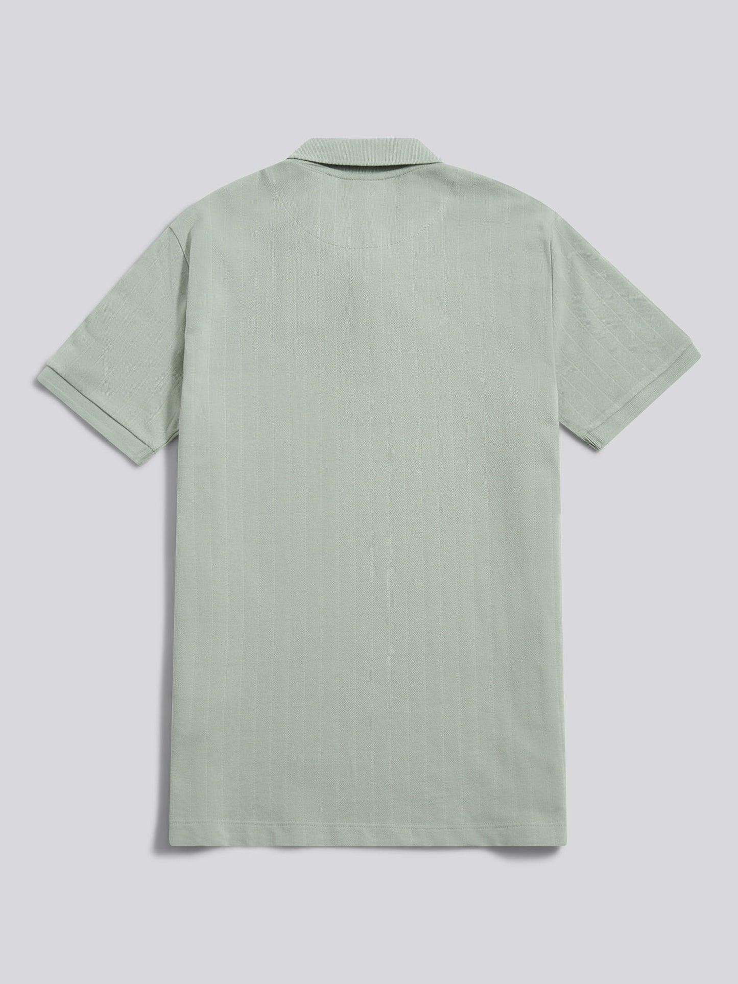 Męska pionowa konsystencja koszula polo w lodowej zieleni