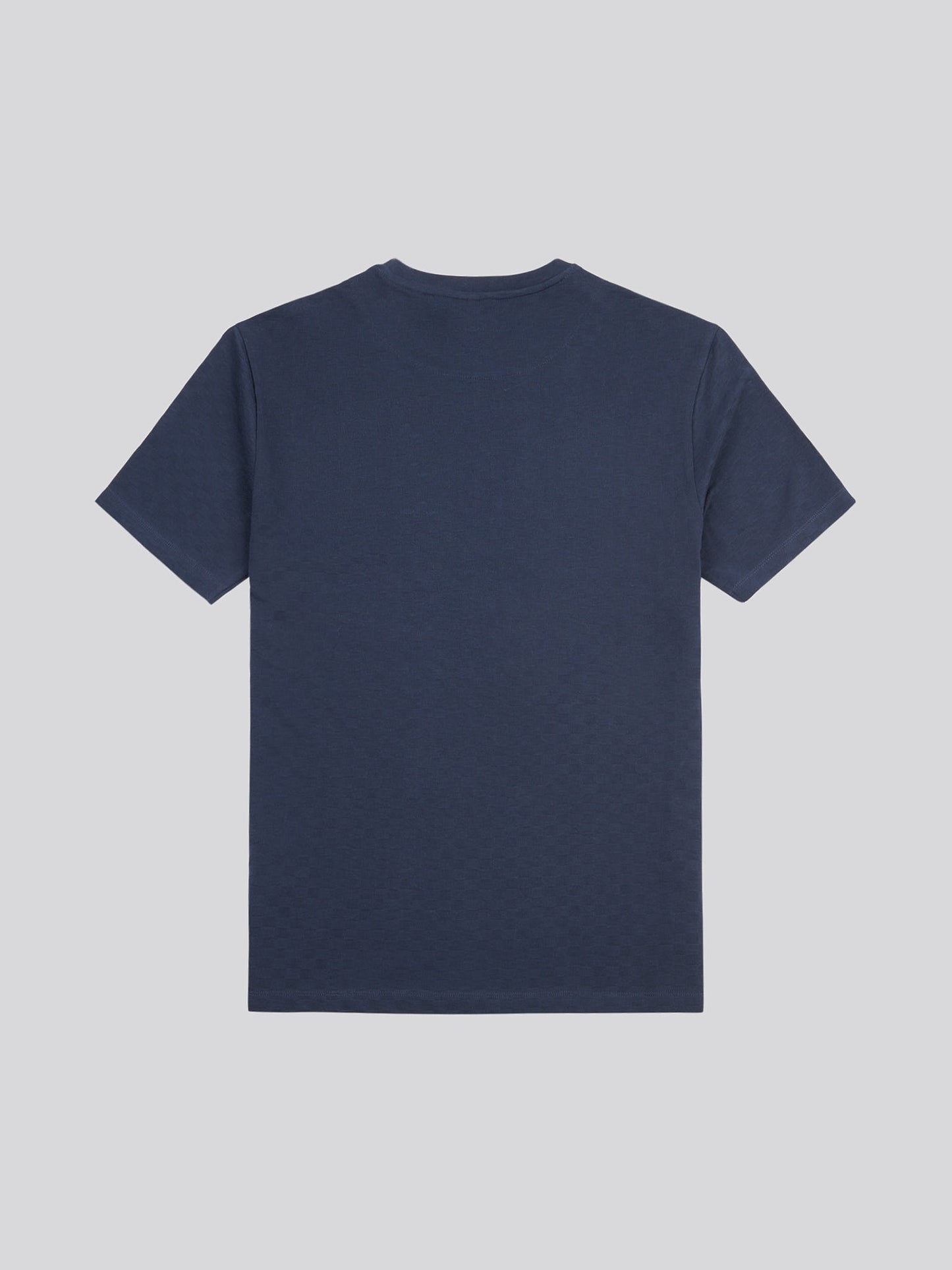 Men-Check Tekstura T-shirt w ciemnym szafirowym granatowym/haute czerwony DHM