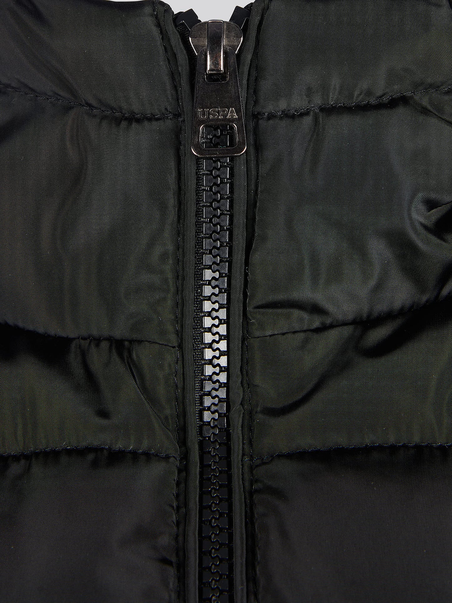Mens Classic Longline Puffer Kurtka w kolorze czarnym