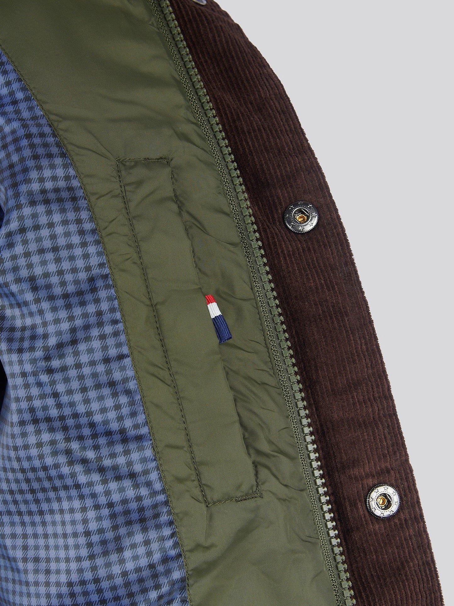 Mens Diamond Quilded Minted Jacket in Forest Night