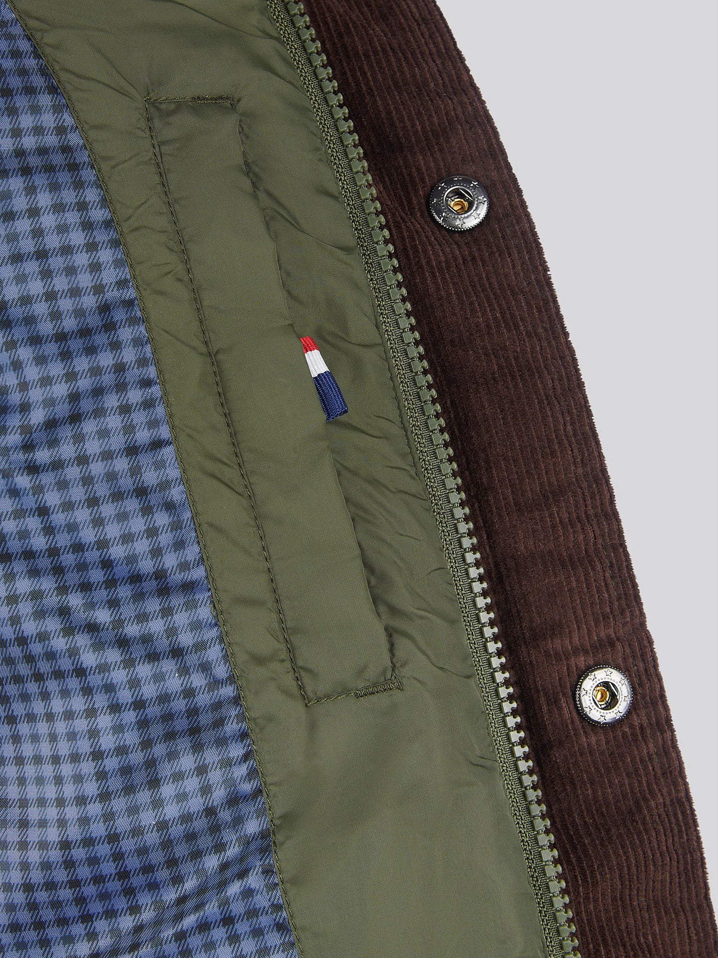Mens Diamond Quilded Minted Jacket in Forest Night