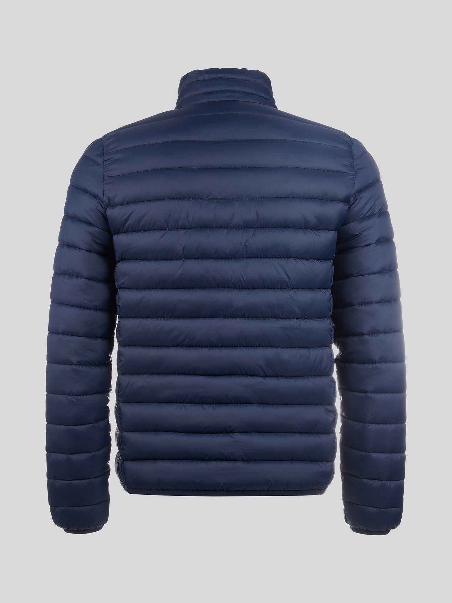 Mens Lightweight Połączona pikowana kurtka w ciemnym szafirowym granatowym/haute Red DHM