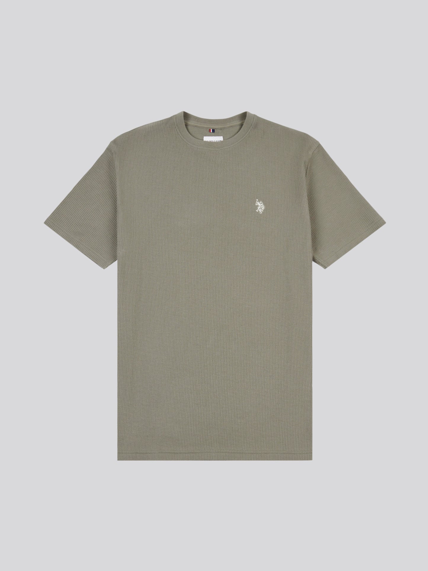 Męska pionowa konsystencja T-shirt w grzbietowej bazylii