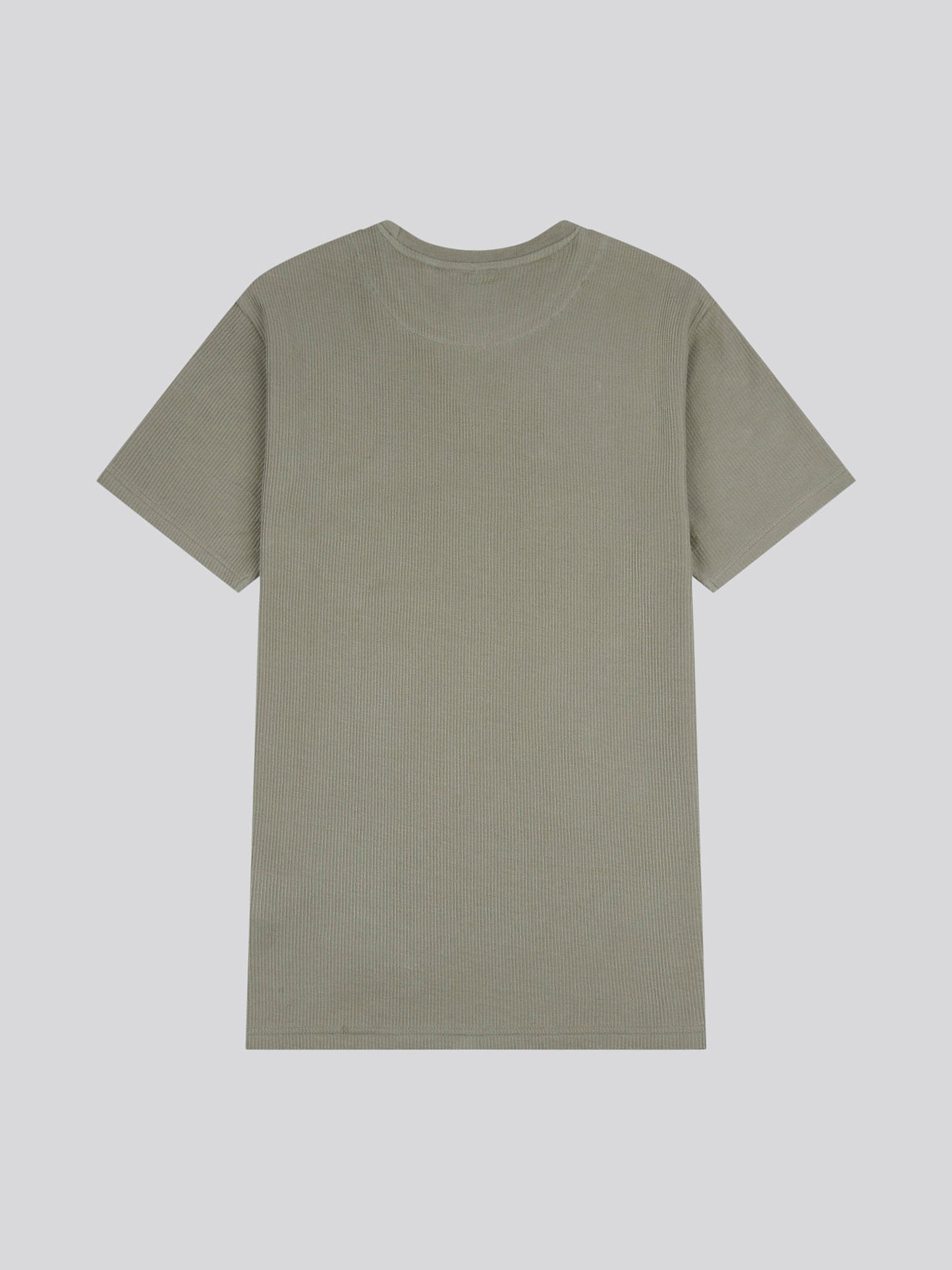 Męska pionowa konsystencja T-shirt w grzbietowej bazylii