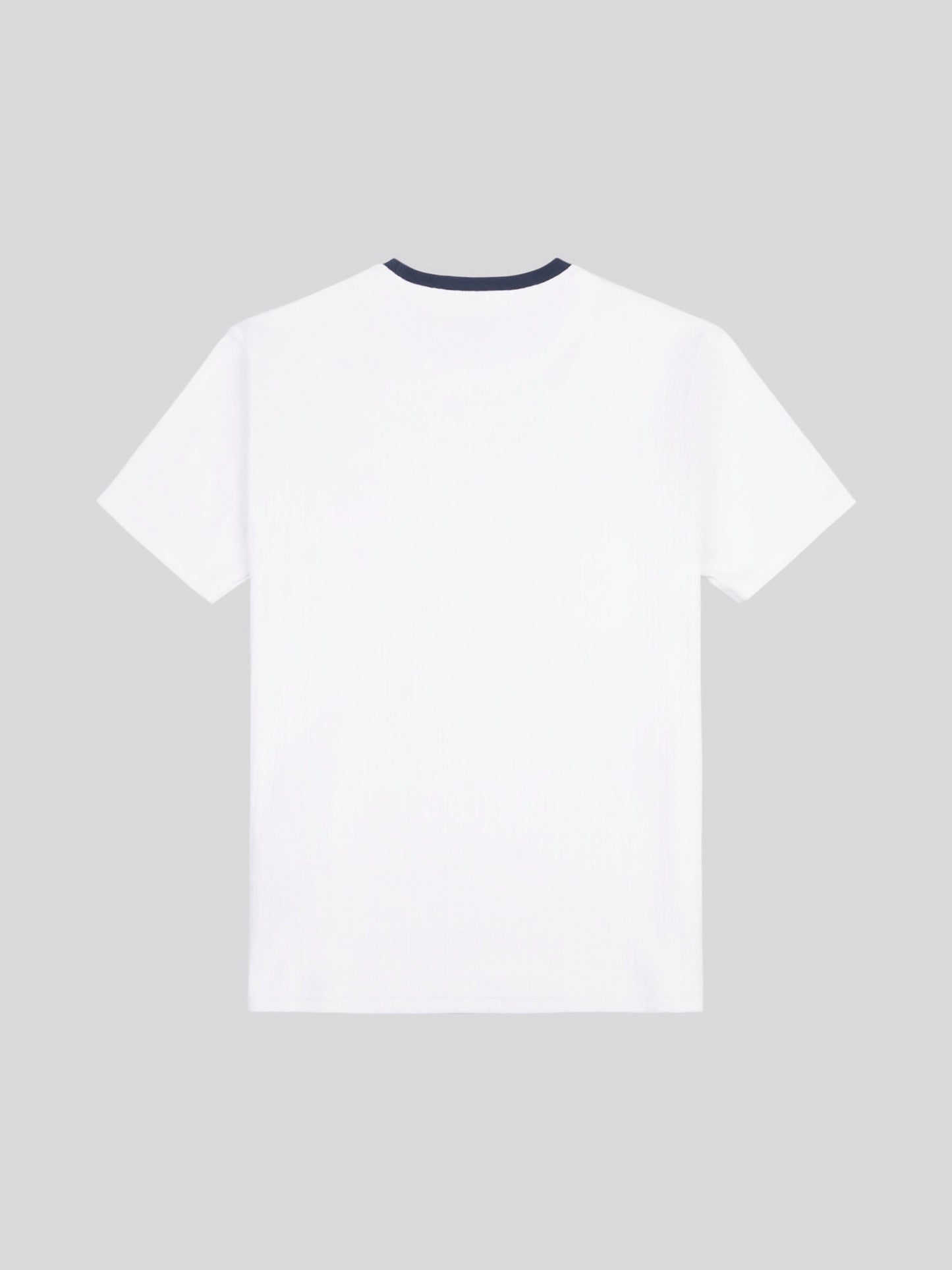 T-shirt z podwójnymi jeźdźcami męski w jasnej bieli
