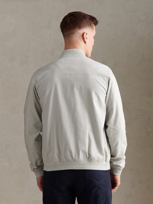 Mens Linen Blend Classic Bomber Northern Droplet