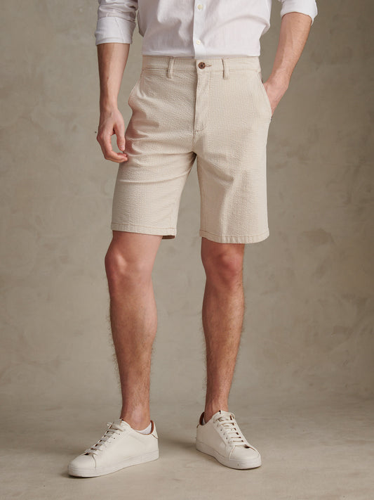 Mens Seersucker Chino Short Atmosphere