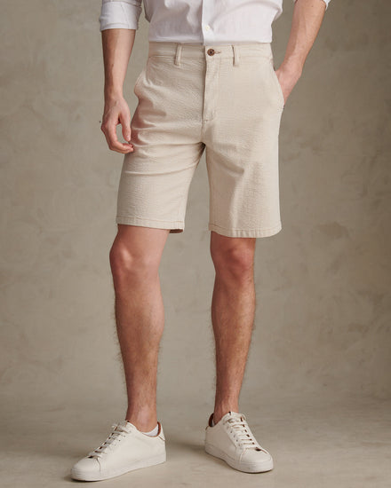 Mens Seersucker Chino Short Atmosphere