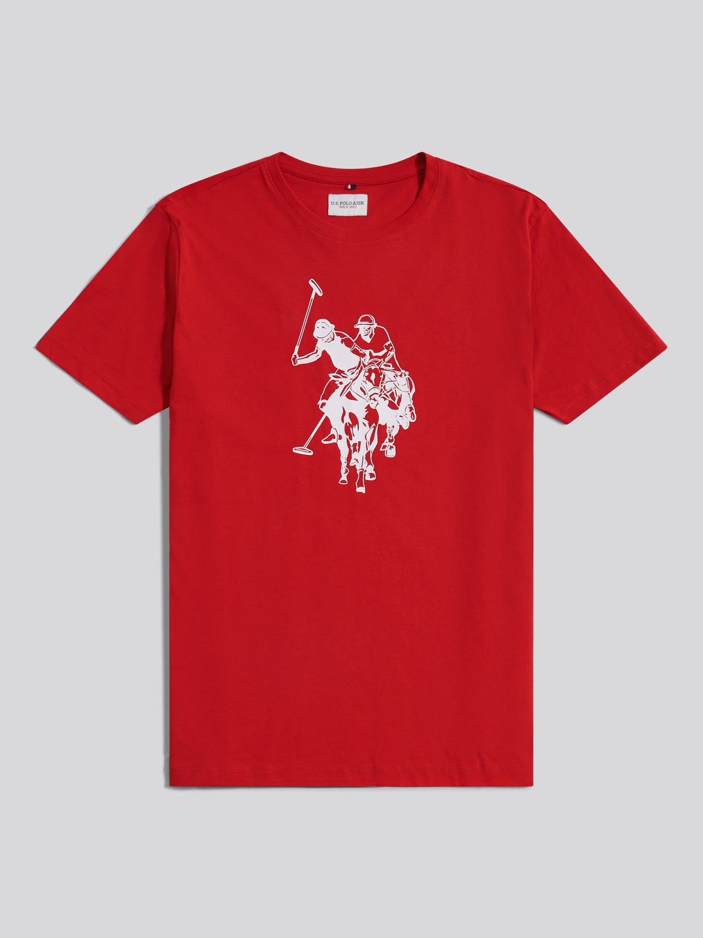 Mens do podwójnych jeźdźców graficzny T-shirt w Haute Red
