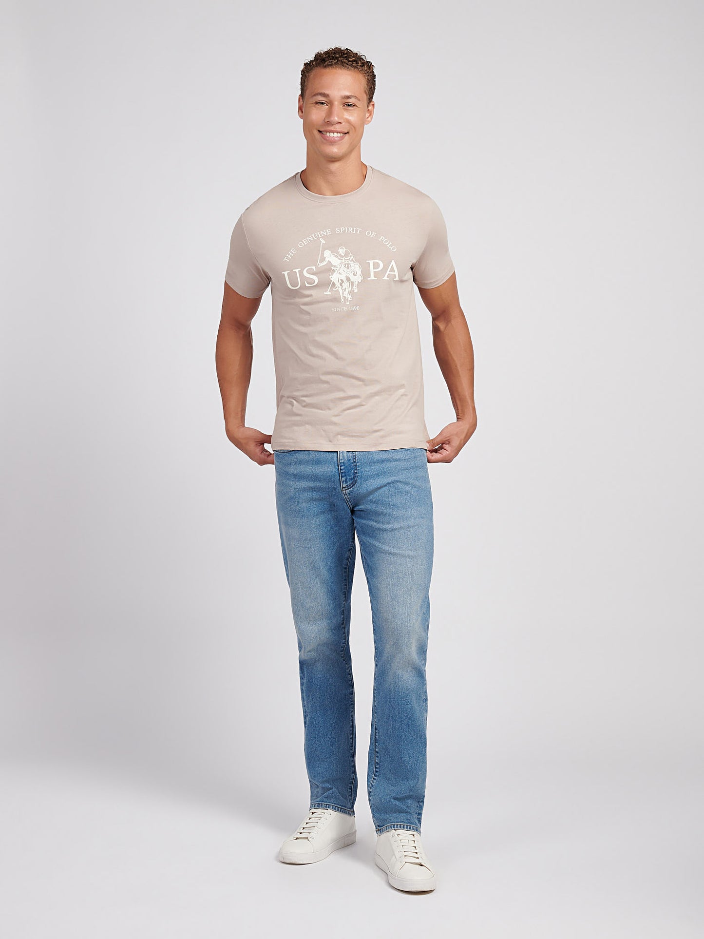 Męskie koszulkę graficzną drukowaną w atmosferze