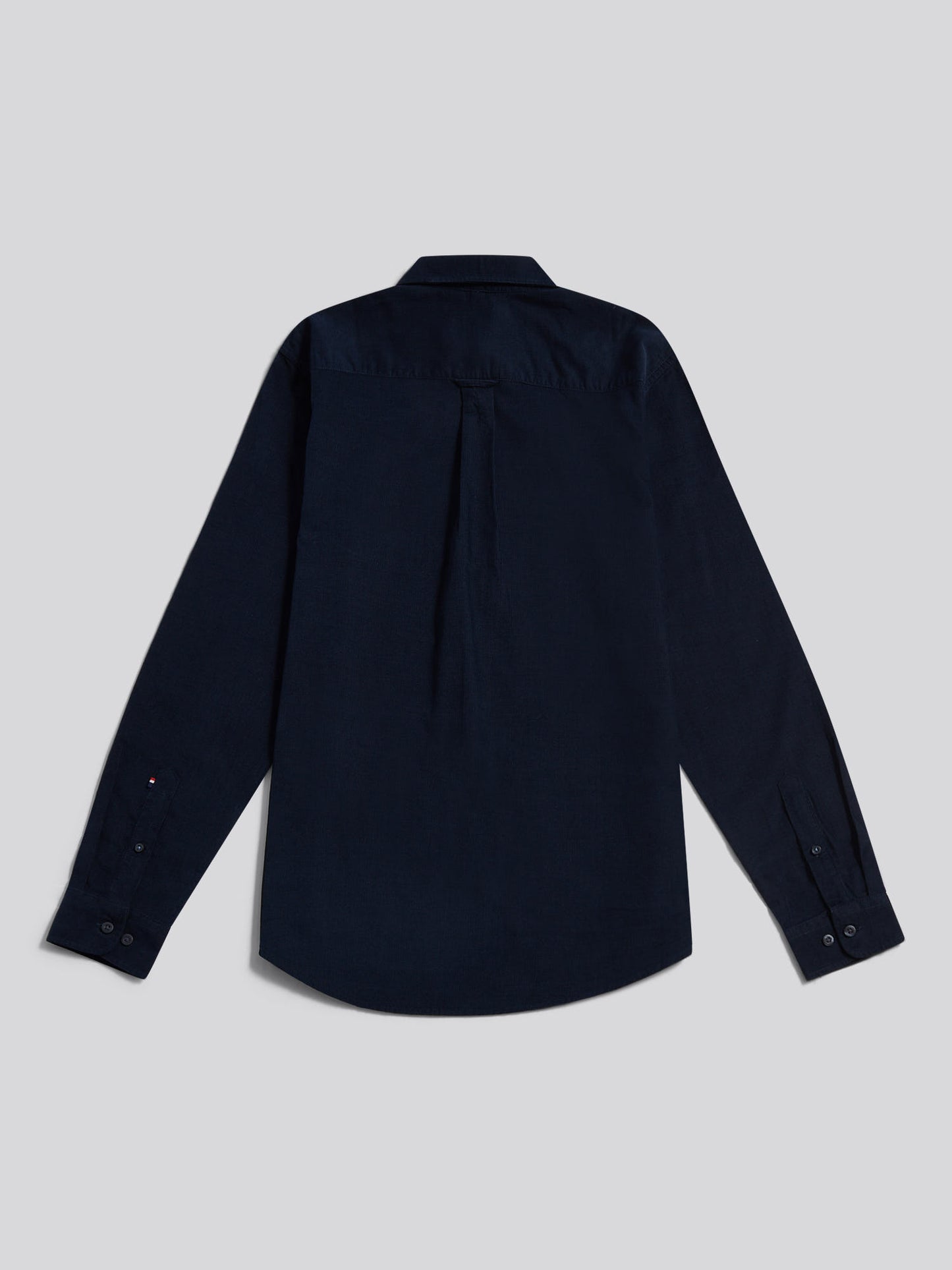Mens Textured Corduroy Shirt in Dark Sapphire Navy / Moonlight Blue DHM