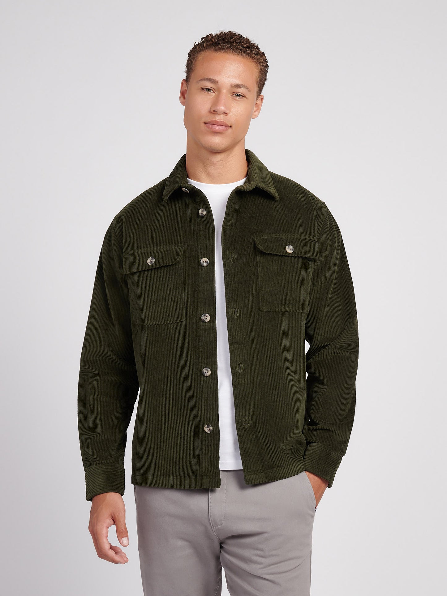 Mens Chuck Oxford Shirt in Forest Night