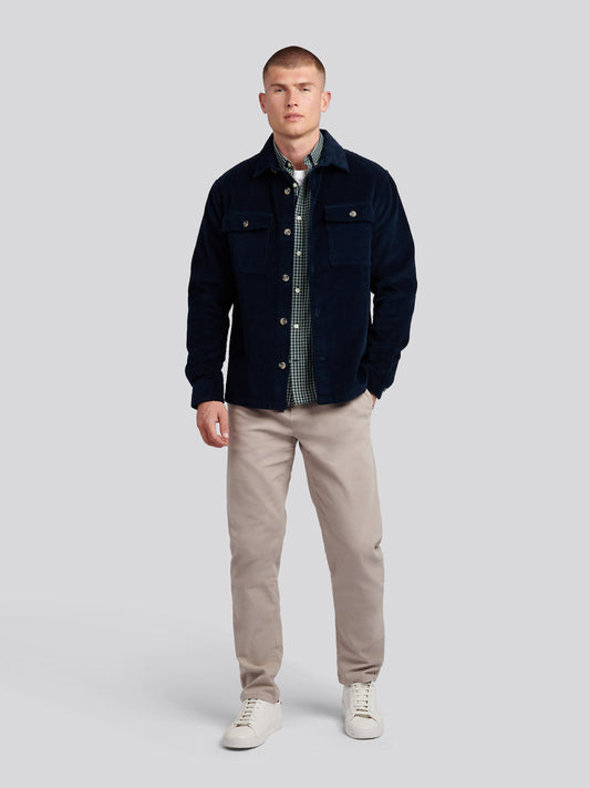 Mens Chuck Oxford Shirt in Dark Sapphire Navy