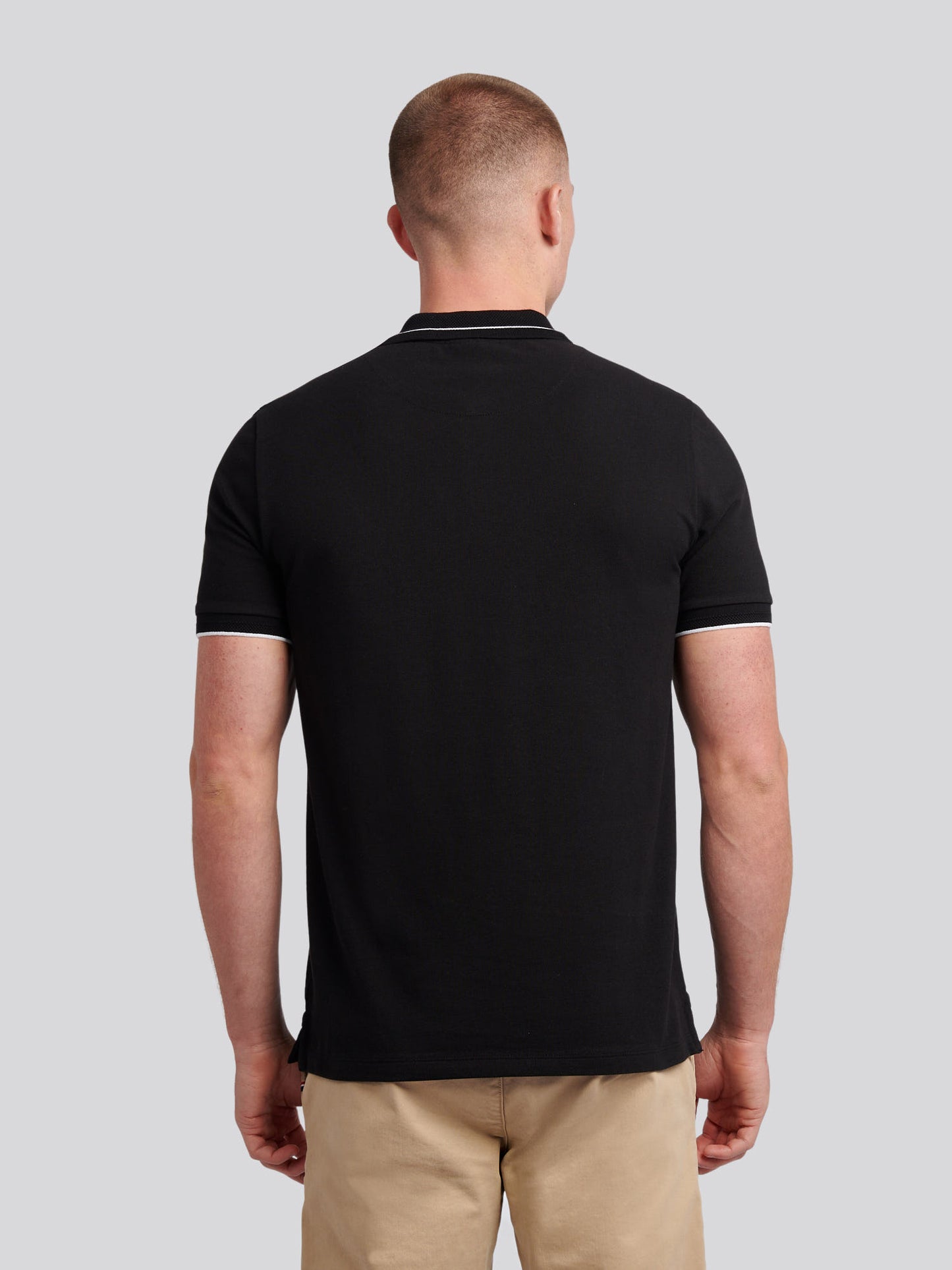 Smart Pique SS Polo Black