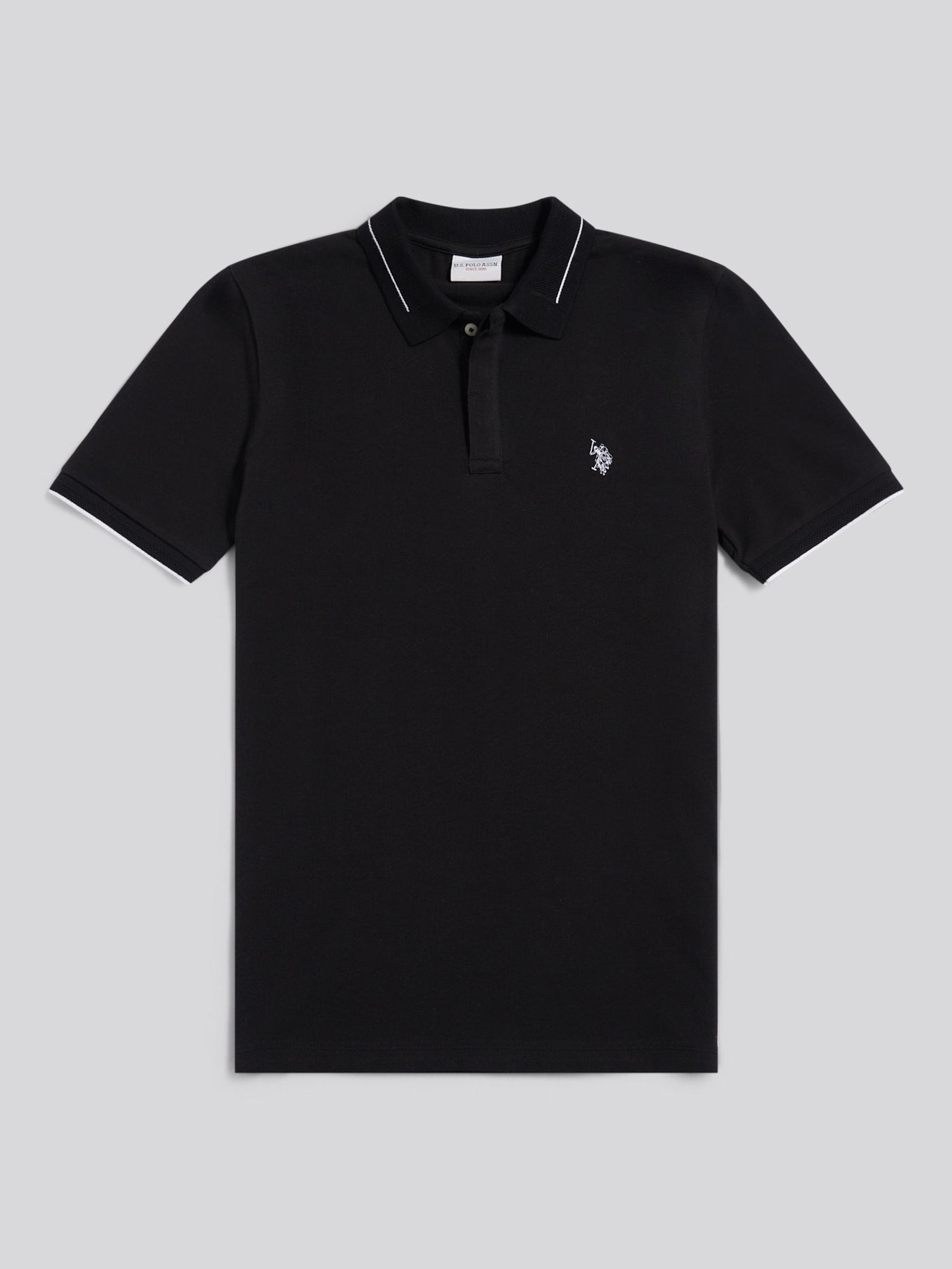 Smart Pique SS Polo Black