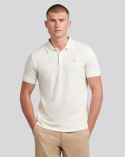 Smart Pique SS Polo Whisper White