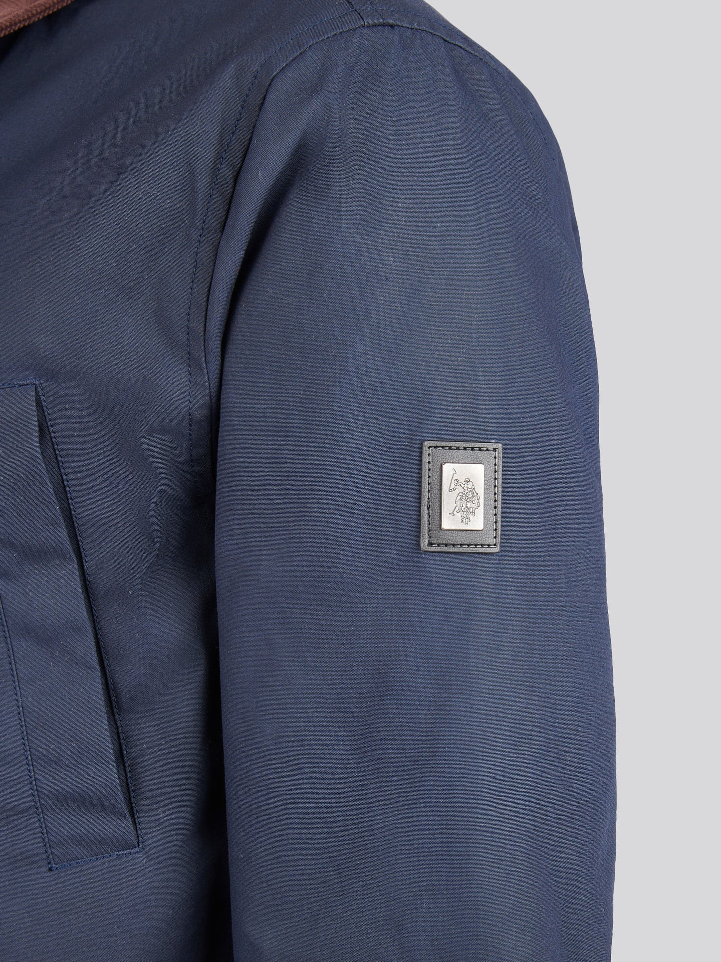 USPA Canvas Country Colleraher Jacket Dark Sapphire Navy