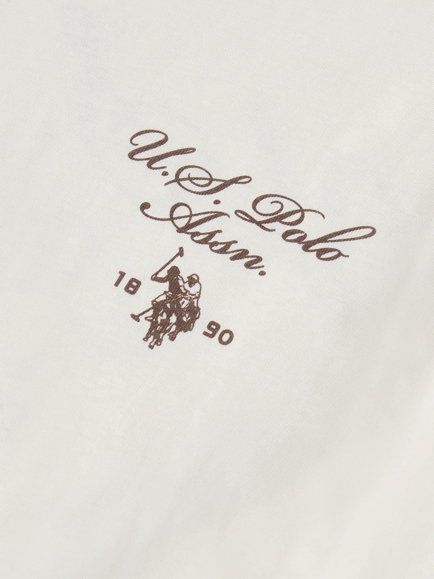 Skrypt Drukuj z tyłu graficzny koszulka Whisper White